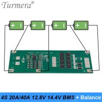 【┋】 hengqinbi บอร์ดป้องกันแบตเตอรี่ลิเธียม32650 32700 BMS 4S LiFePO4 40A V 12.8V พร้อมรุ่น Equalization ดอกสว่านมาตรฐานการปรับสมดุลสินค้าปี14.4