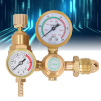 เครื่องเชื่อมแก๊สอาร์กอน CO2 Gauge TIG MIG Flowmeter 3500psi กระบอกวาล์วลดความดัน 1/4in Outlet 6.605GPM