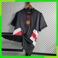 ✟✁⊙ เสื้อเชิ้ต ลาย Manchester United สีดํา ไซซ์ S-XXL 23-24