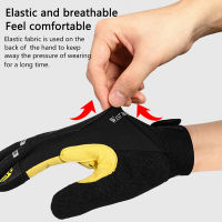 WEST BIKING Bicycle Gloves MTB Road Riding Anti-Slip Motorcycle Full Finger Touch Screen Shockproof Breathable Glove