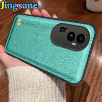 Jingsanc เคสโทรศัพท์ OPPO Reno 10 Pro + 5G Reno 10 8Z 8T 8 7Z 7 6 A98 A96 A78 A77S A77 A76 A38 A17 Pro Plus 5G 4G Azure นิ่มคลาสสิกหรูหรา i002-1เลนส์กรอบพื้นผิวหนังซิลิโคนสำหรับครอบด้านหลังแบบรวมทุกอย่าง