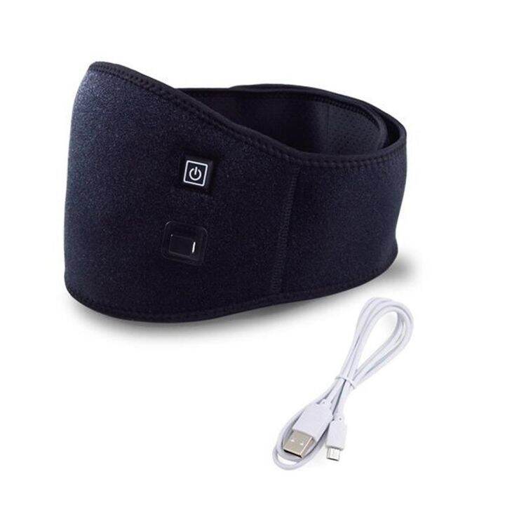 USB Electric Heating Belt Back Massage Lumbar Disc Herniation Strain