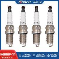 คบเพลิงหัวเทียนอิริเดียม2-8ชิ้น K6RBIP-11เปลี่ยนสำหรับเทียน DENSO KJ20DR-M11 SKJ20DR-M11 SKJ20DR-M11S 12290-PNE-0030ฮอนด้า