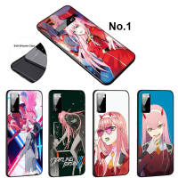 Casing หรับ iPhone 14 13 11 Pro Max 11 Mini 8+ 8 Plus FUL189 Darling in the Franxx Cartoon Pattern Phone เคสโทรศัพท์ อ่อนนุ่ม TPU Shockproof Black ปก