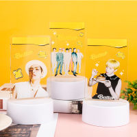 Kpop Butter New Album LED Night Light Stand Figure Model Jungkook Jimin Suga Jhope V Figure Action Stand Desk Decoration