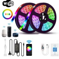 【✆New✆】 duanya 1M 2M 4M 5M 10M 12V Mini Wifi Rgb/Rgbw/แถบไฟ Led Rgbww 5050หลอดไฟ Led ยืดหยุ่นกันน้ำมายากลบ้าน App Alexa Google Rgb Strip