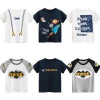 COD DSFGREYRTYRT Soffny Kids Short Sleeve Cartoon T-Shirt School Uniform Baby Boys Girls Cotton Top Cute Shirts Polo Baby Shirt Kids Polo Kids Shirt Boy Shirt