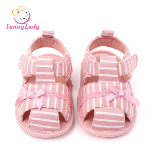 Sunnylady 1 cặp cho 0-18 tháng cotton baby baby cô gái dép - ảnh sản phẩm 2