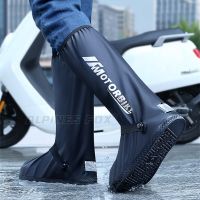 Creative Waterproof Reusable Motorcycle Rain Boot Scooter Shoes Covers PVC Non-slip Cycling Bike Rainproof Shoes Cover Thick Rain Boots