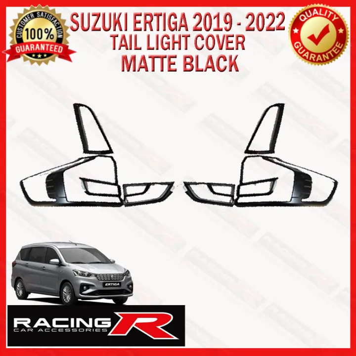 Ertiga 2019 to 2022 Tail Light Cover Matte Black Garnish ( taillight