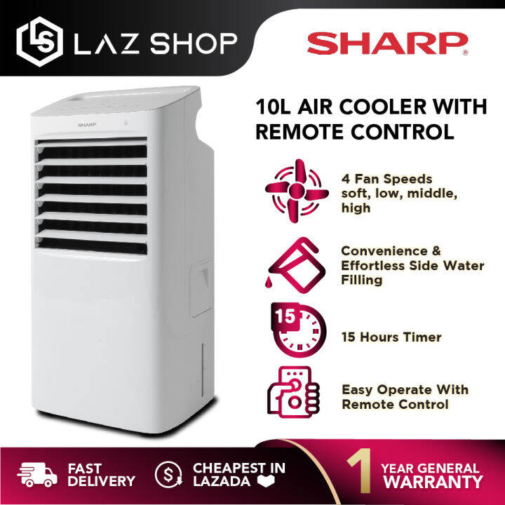 Sharp 10L Evaporative Air Cooler With Remote Control PJA100TVW | Lazada