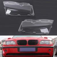 1 ไฟหน้าคู่ไฟหน้าCLEARฝาปิดเลนส์สำหรับBMW E46 02-06 4 ประตู