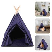 Dog Tent Cat Teepee Bed Pet Tents Cats Indoor Mini Dogs Cave House Large Pets Outdoor Kitten Hiding Sleeping Tee Pee Bunk Sofa