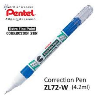 ปากกาลบคำผิด Pentel รุ่น ZL-72W /4ml(1ด้าม)