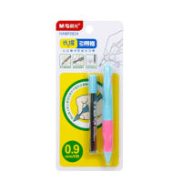 M&amp;G 0.9mm pencil refill, excellent grip, correction, grip, triangle, automatic propelling pencil