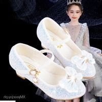 COD DSFGRTUTYIII Girls Princess Shoes2021New Little Girl All-Match White Wedding Shoes Leather Shoes Student Performance Leather Shoes Performance Shoes