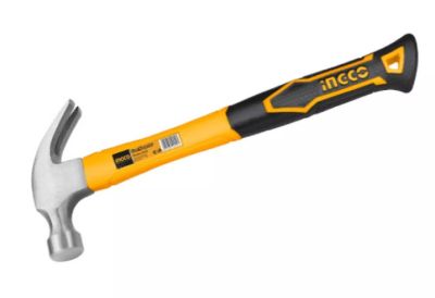 ING CO ฆ้อนหงอน ค้อนหงอน 16oz ค้อนหงอน ด้ามไฟเบอร์ 450 กรัม (16 ออนซ์) รุ่น HCH80808 ( Claw Hammer ) ค้อนตอกตะปู ค้อนงัดตะปู ค้อนตีตะปู ฆ้อน