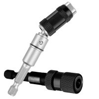 [Old A Hardware] 1/4 Quot; Hex Pivoting Bit Tip Holder Magnetic Screw สว่านไขควงงานไม้ Quick Change Locking Guide Bit Extension Rod