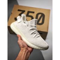 Original Uni Plain White Ice CreamYe-Ezy Bo0st 350 V2 Running Shoes For Women Sneakers For Men Low Cut Shoes Couple Standard Size:36-46 Casual Sneaker Running Shoes For Men Women Sports Walk Shoes