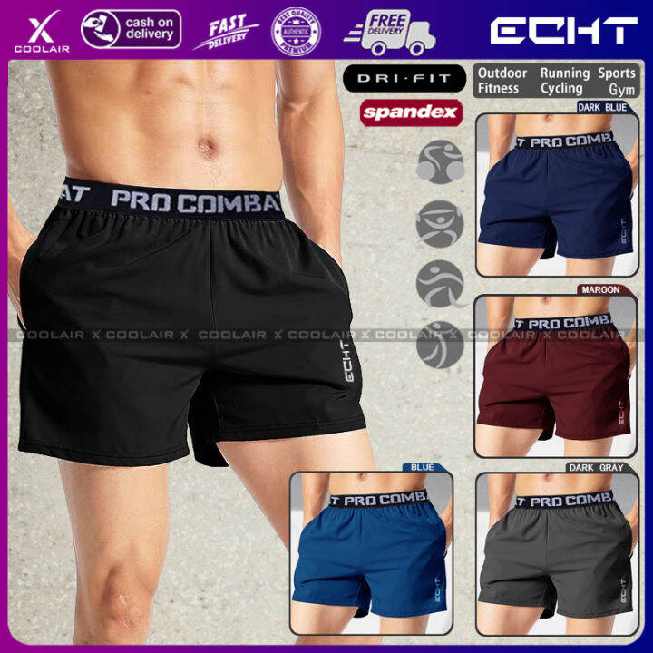 ECHT Men Summer Beach GYM Fitness Shorts Running Quick Drying