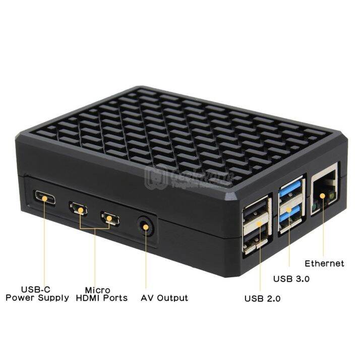 high-quality-fuchijin77-raspberry-pi-4อะลูมินัมอัลลอยเคส-4b-แรสเบอร์รี่-pi-พาสซีฟคูลลิ่งเปลือกโลหะสำหรับ-raspberry-pi-4-model-b