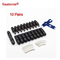 ✧♘✸ 10 pairs x solar connector 1 pair Spanner male female use for 2.5mm2/4mm2/6mm2 solar Cable Solar Panel branch series Connect