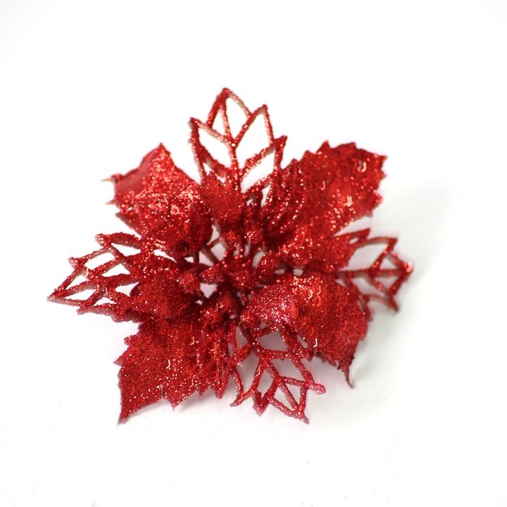 10cm-powder-hollow-christmas-flower-christmas-tree-decoration-pendant-accessories-christmas-decorations-simulation-flowers