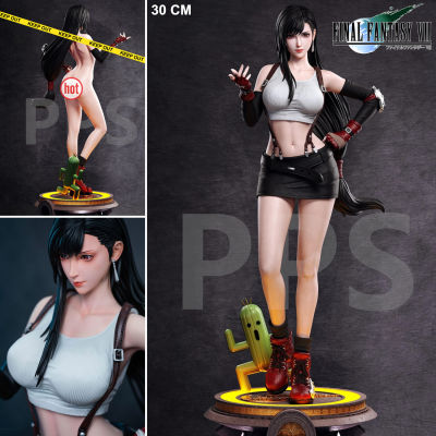 Model ฟิกเกอร์ Pink Pink Studio Statue จากเกม Final Fantasy VII ไฟนอลแฟนตาซี 7 แอดเวนต์ชิลเดรน Tifa Lockhart ทีฟา ล็อกฮาร์ท 1/4 สูง 30 cm Anime Hobby อนิเมะ การ์ตูน มังงะ คอลเลกชัน ของขวัญ Gift New Collection Doll ตุ๊กตา manga โมเดล Figure