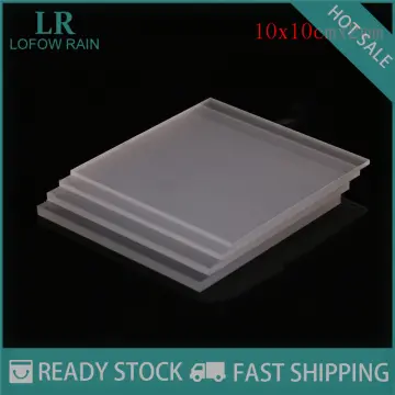 Clear Acrylic Sheets Perspex Plate Plastic Crafts DIY Material Cut