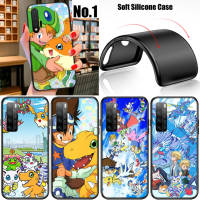 XMX21 Cartoon Digimon อ่อนนุ่ม High Quality ซิลิโคน TPU Phone เคสโทรศัพท์ ปก หรับ Huawei P10 P20 P30 Pro Lite Y5P Y6 Y6P Y7A Y8P Y9A Y8S Y9S Y7 Y9 Prime