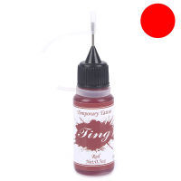 qiuq[COD] 10ml หมึกสักชั่วคราวผลไม้เจล Body Art painting Pigment TATTOO JUICE Ink