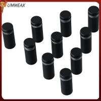 UMMEAX 20 Pcs 1/2 "x 1.18" สกรูเกลียวปล่อย เหล็กไร้สนิม สีดำสีดำ ตัวเว้นระยะฮาร์ดแวร์ ติดตั้ง STANDOFF แก้ว STANDOFF เล็บ กรอบรูปอะคริลิคแขวน