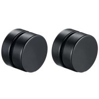1 Piece Fashion Stronge Magnet Magnetic Ear Stud Non Piercing Clip Black Earrings Fake Earrings Gift For Men
