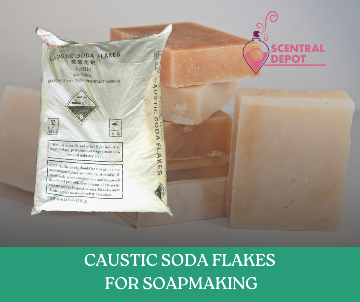 Caustic Soda Flakes (Lye) 1KG & 25KG Sack for Soapmaking, Drain
