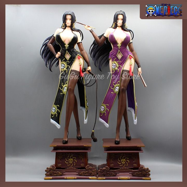 【100 Original】52cm One Piece Anime Figures Boa Hancock Figure Tpr Sexy Figurine Gk Pvc