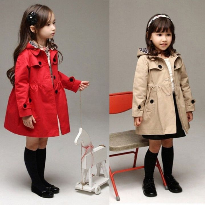 babygarden-เสื้อแจ็คเก็ต-trench-coat-สำหรับเด็กทารกผู้หญิง-แขนยาว-มีฮู้ด