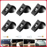 【CC】✥  6pcs Cup Clip Car Interior Window Mount Round Sucker Holder Cards Bills