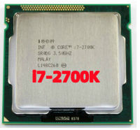 I7 I7-2700K หลัก2700K 3.5GHz Quad-Core LGA 1155ซีพียูตั้งโต๊ะโปรเซสเซอร์8M 95W LGA 1155 SR0DG