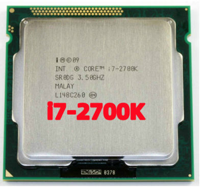 I7 I7-2700K หลัก2700K 3.5GHz Quad-Core LGA 1155ซีพียูตั้งโต๊ะโปรเซสเซอร์8M 95W LGA 1155 SR0DG