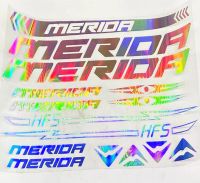 Bike Sticker Decal MTB Merida HFS Reflective Frame Cycling Protector Wheel Sun-proof Fork Bicycle Stickers Rainbow High Quality