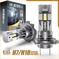 ไร้สายขนาดเล็กไฟหน้ารถมอเตอร์ไซค์แบบ Led H7 2x 55W 6000K 6500K Csp สำหรับ Lampu Depan Mobil หลอดไฟไดโอดรถยนต์เทอร์โบ Led 12V