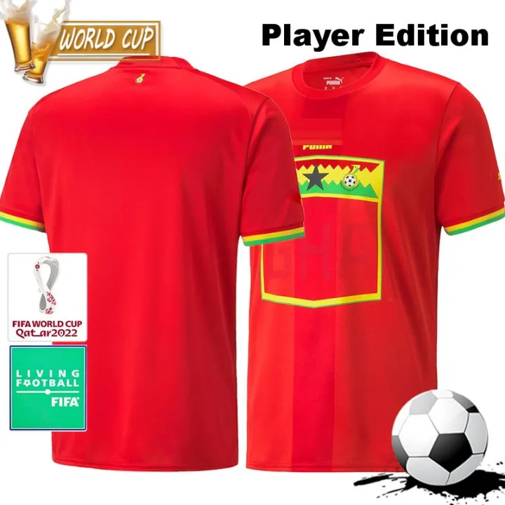 22 23 Player Edition Ghana national team away soccer Jersey 2022 2023