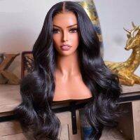 26 Inches Transparent Lace Frontal Human Hair Wigs For Black Women Body Wave Wig zilian Glueless Lace Front Wig Supplies