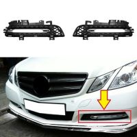 Car Front Bumper Fog Light Cover Bezel Grille with Hole for - W207 E Class Coupe 2009-2012