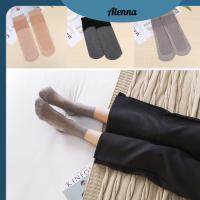 ALENNA KAOS Kaki Pendek Mata Kaki นวดพื้นทำจากผ้าฝ้ายทำจากผ้าไหมกำมะหยี่ใช้เท้ากันลื่นระบายอากาศได้