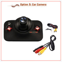 OOWLIVEE Multifunction Smart System Car Camera IR Sensors 360 Round view Split 4 Video Channels Box Side View Front Back Camera