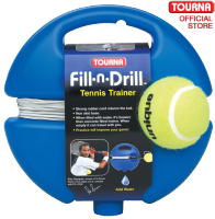 TOURNA FILL n DRILL Tennis Trainers  ลูกเทนนิสพร้อมฐานถ่วงใส่น้ำ สีฟ้า สำหรับฝึกซ้อม ฝึกหัด 1 ชุด