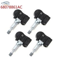 New 4pcs 68078861AC TPMS Tire Pressure Sensor 315MHZ For CHRYSLER PACIFICA For DODGE AVENGER For JEEP COMPASS For MITSUBISHI