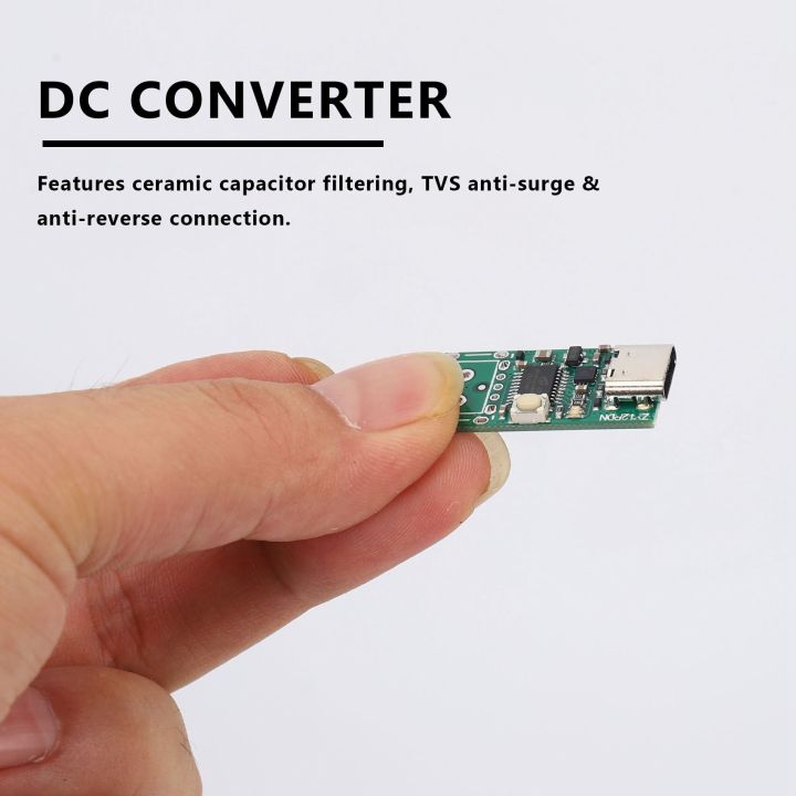usb-c-pd2-0-3-0-to-dc-converter-power-supply-module-decoy-fast-charge-trigger-poll-polling-detector-tester-zy12pdn