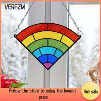 VERFZM SHOP ที่แขวนในช่วงฤดูร้อน ป้ายติดประตู รูปพัด อะคริลิค เครื่องประดับแขวนประดับ ทนทานต่อการใช้งาน ที่แขวนประตู ทางเดินและทางเดิน